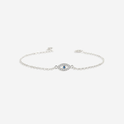 Zierliches Armband mit Bösem Blick-Anhänger