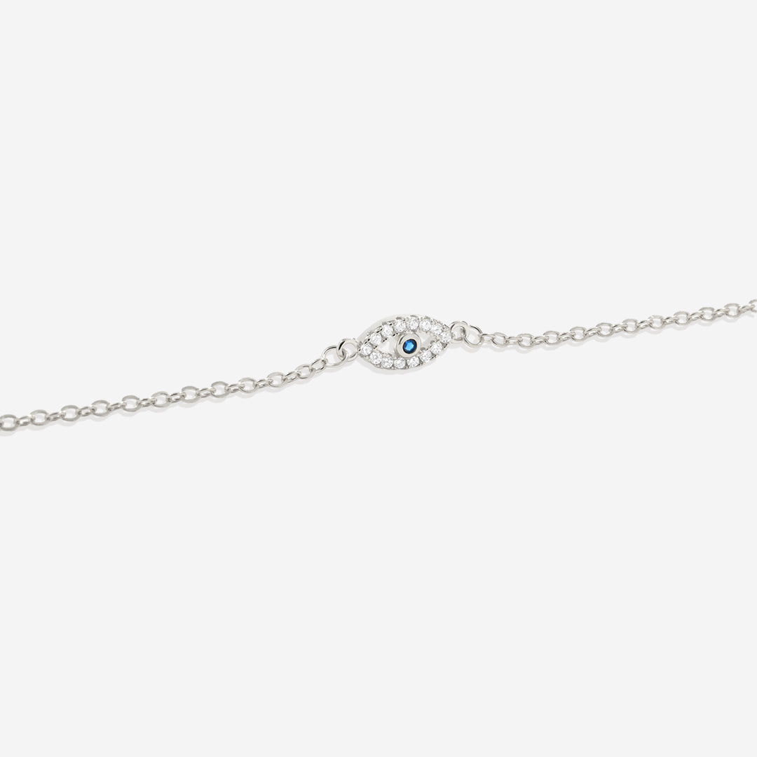 Zierliches Armband mit Bösem Blick-Anhänger