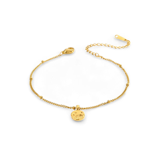 Bracelet délicat motif vagues côtières