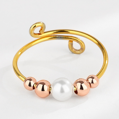Bague délicate et ajustable en opale