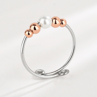Bague délicate et ajustable en opale