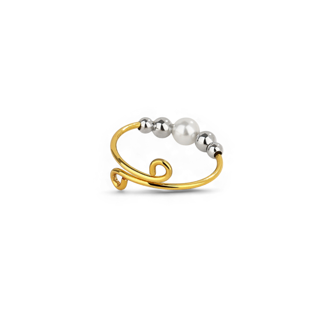Bague délicate et ajustable en opale