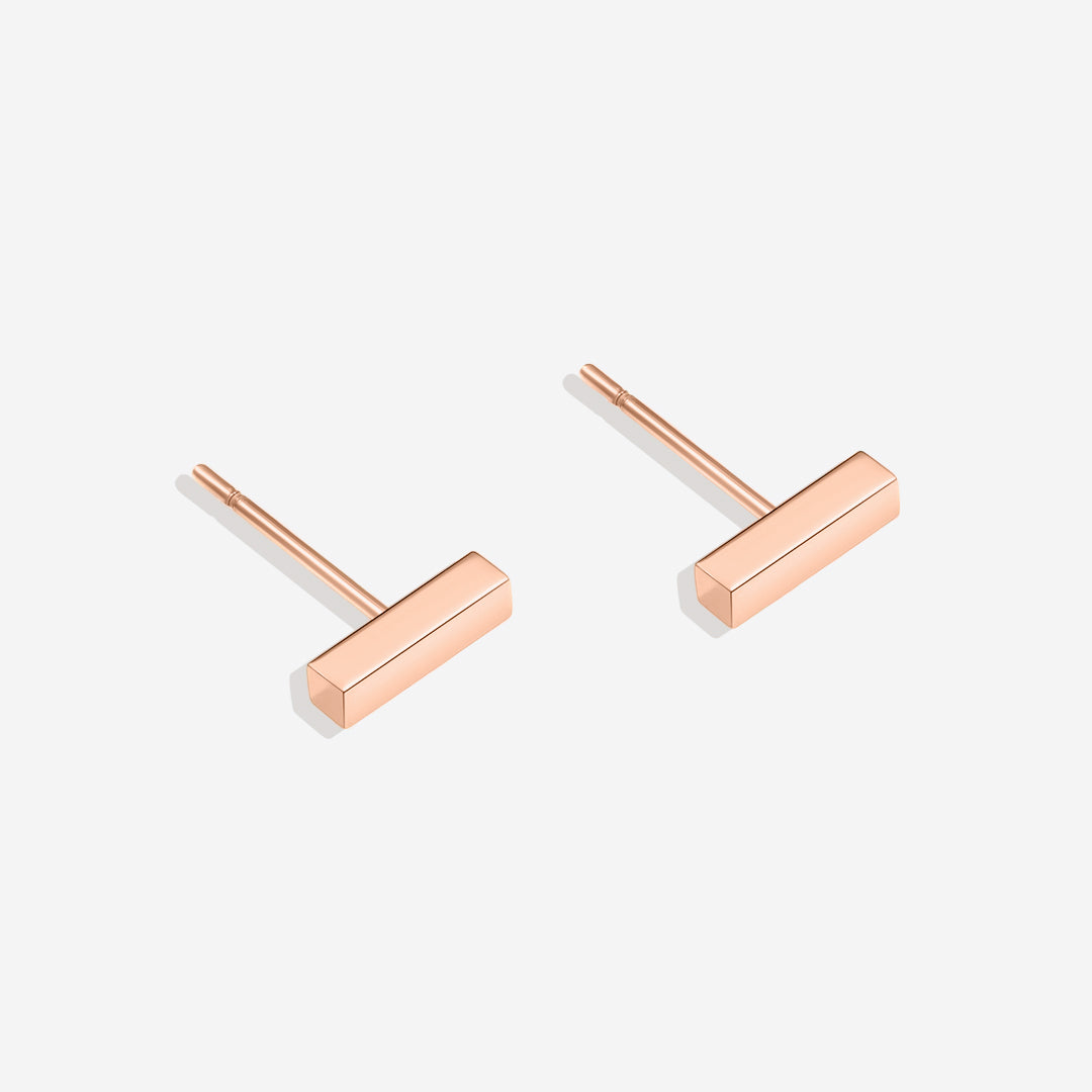 Boucles d'oreilles à barre délicate