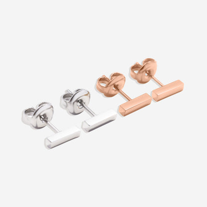 Boucles d'oreilles à barre délicate