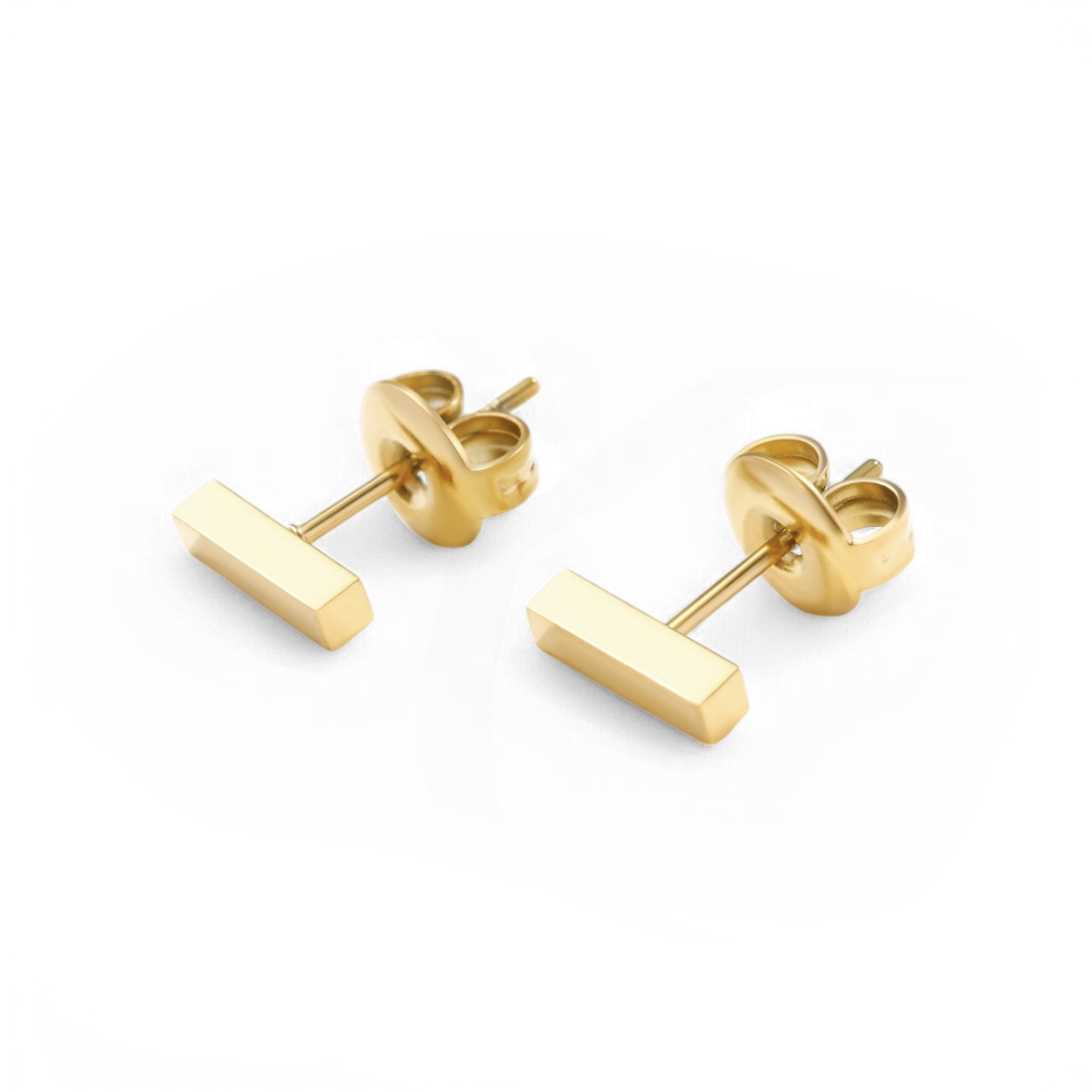 Boucles d'oreilles à barre délicate