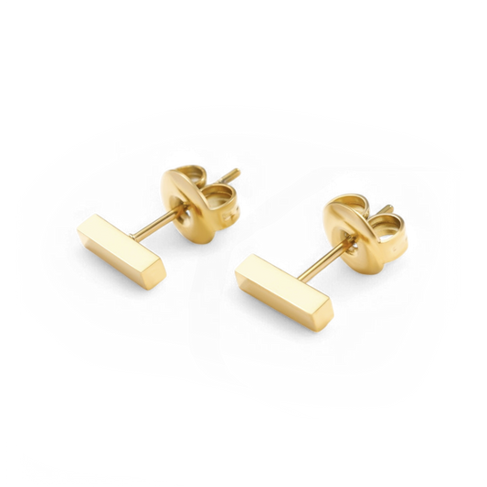 Boucles d'oreilles à barre délicate