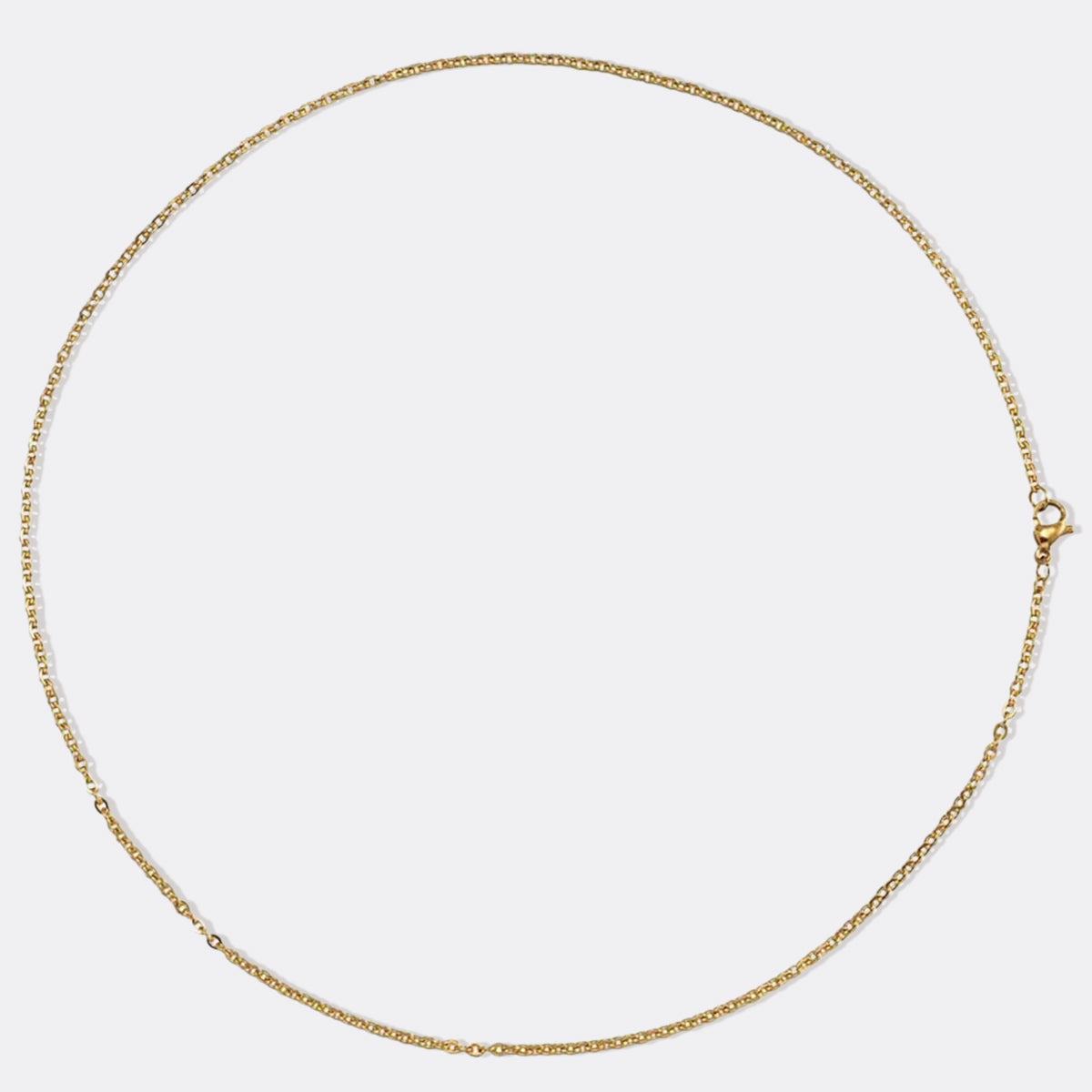Collier délicat à chaîne torsadée