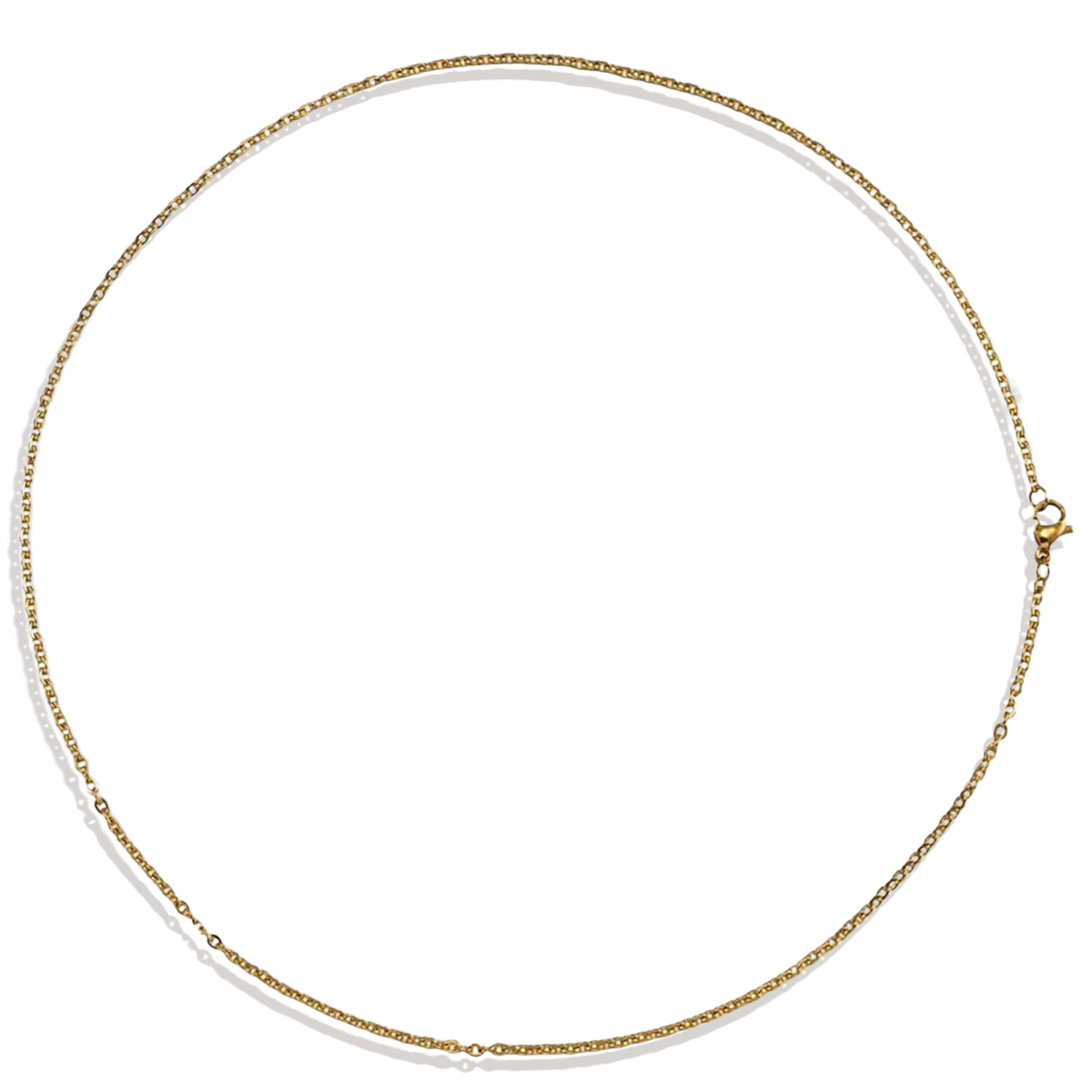 Collier délicat à chaîne torsadée