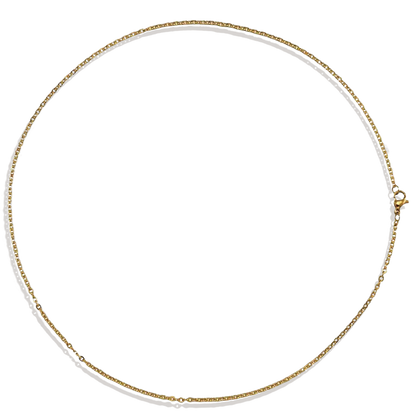 Collier délicat à chaîne torsadée