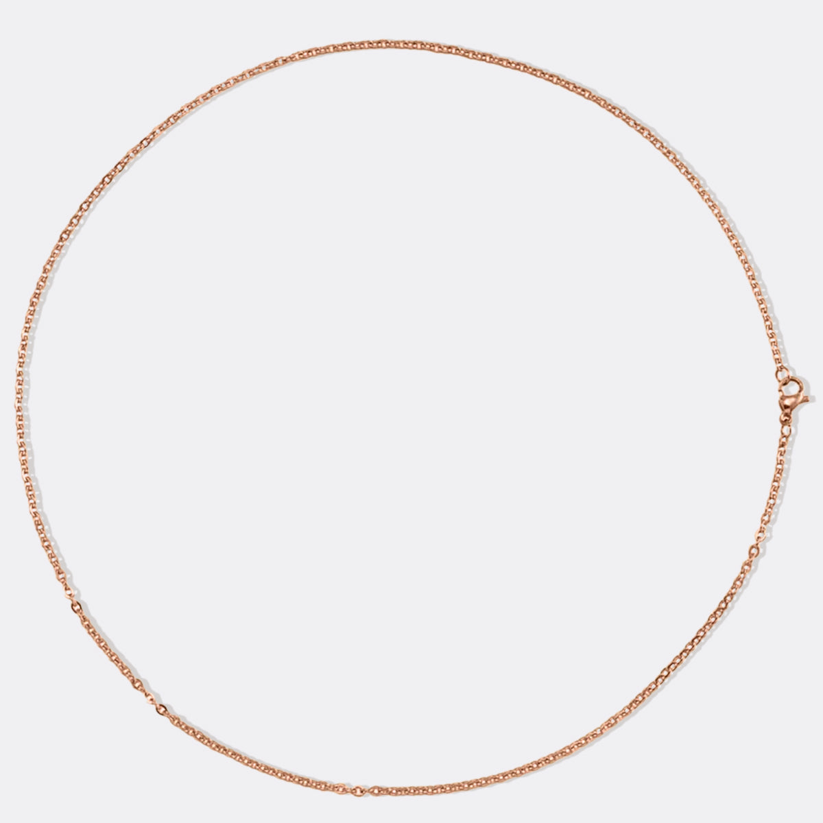 Collier délicat à chaîne torsadée