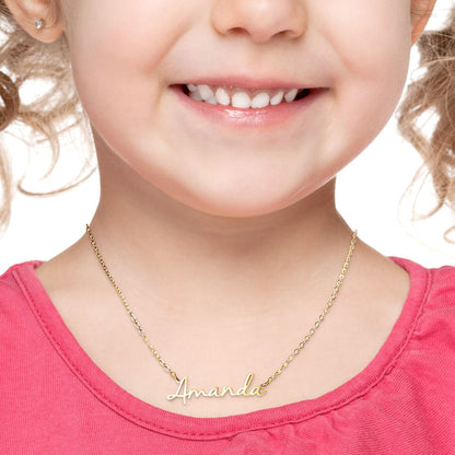 Collier avec nom de fée pour enfants