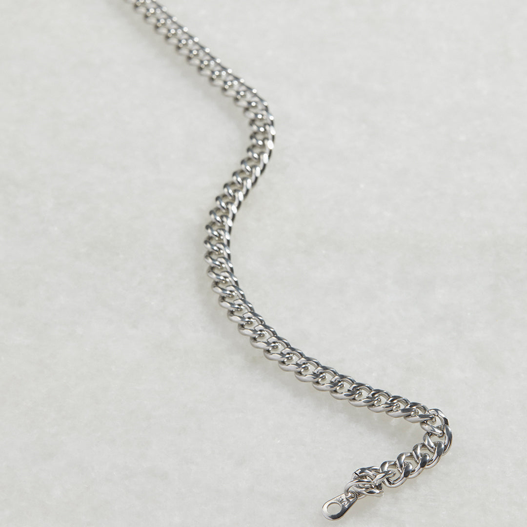 Collier chaîne cubaine de 8 mm