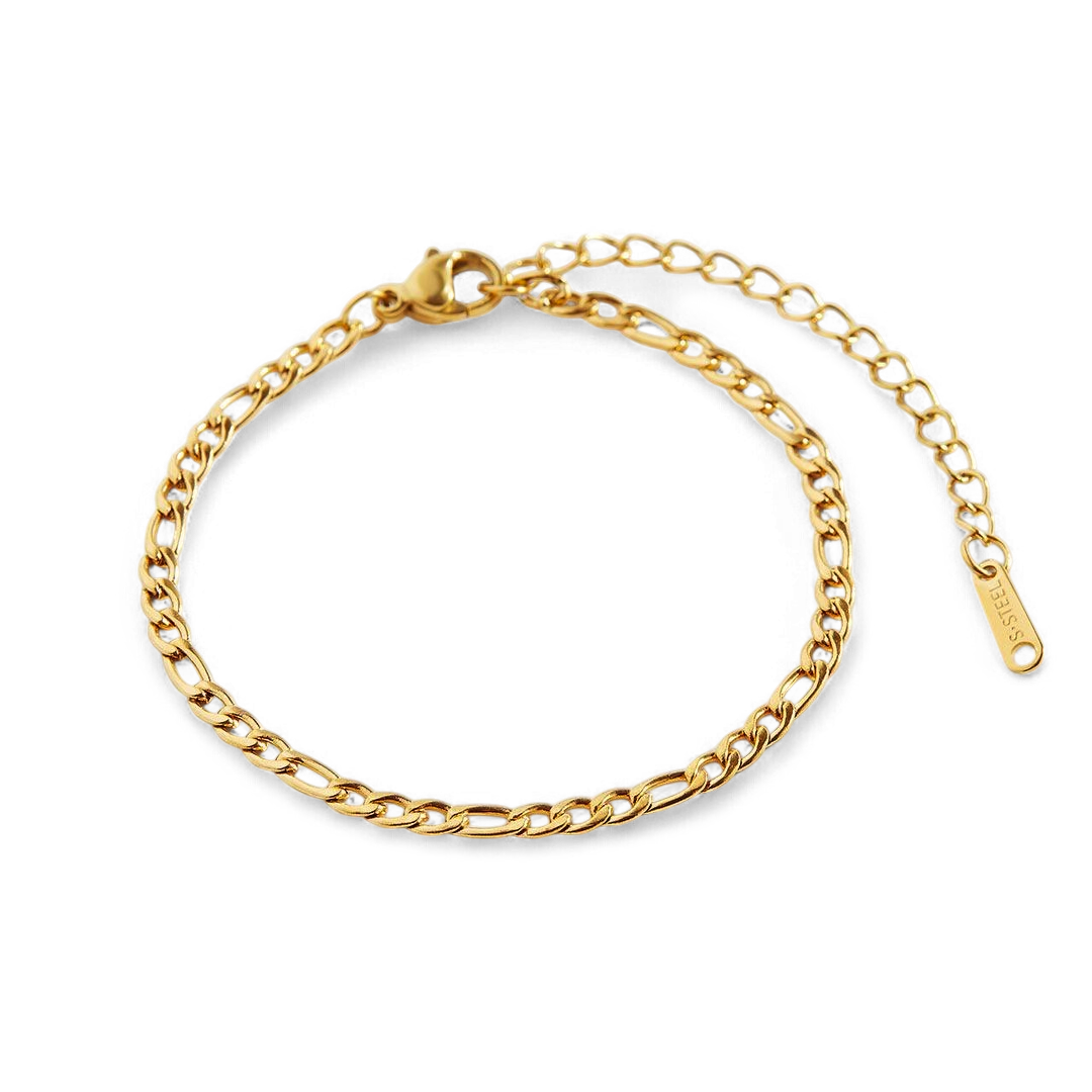 Bracelet chaîne Figaro essentiel