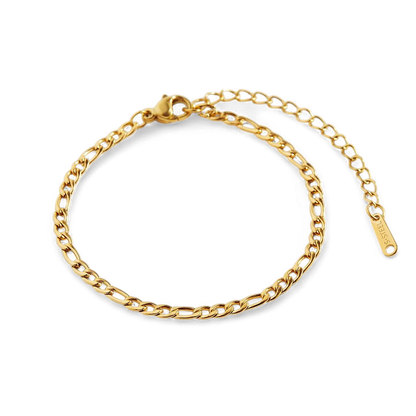 Bracelet chaîne Figaro essentiel