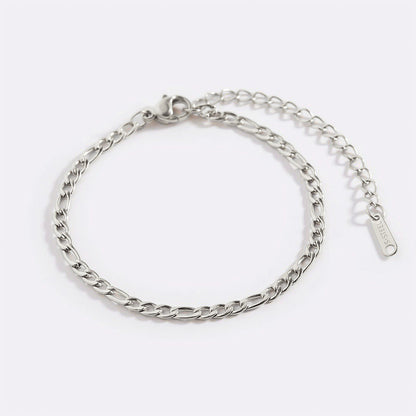 Bracelet chaîne Figaro essentiel