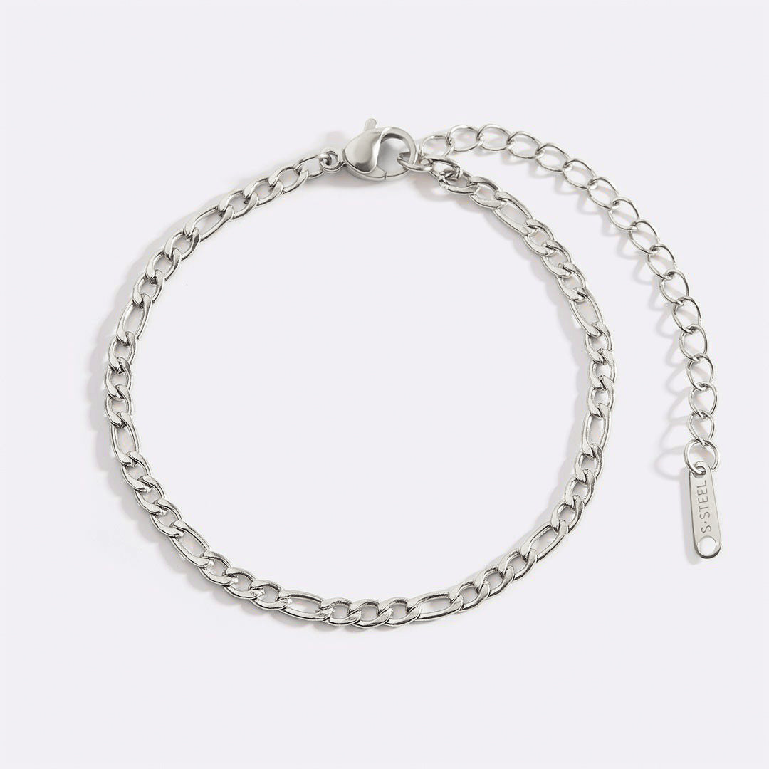 Bracelet chaîne Figaro essentiel
