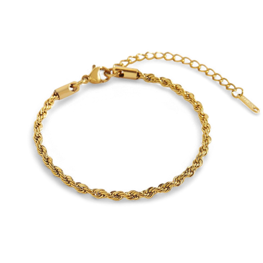 Bracelet chaîne corde essentiel