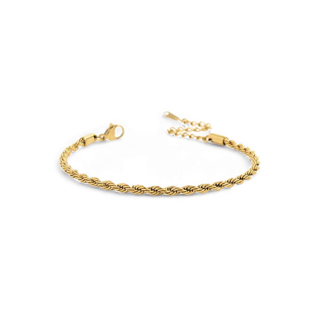 Bracelet chaîne corde essentiel