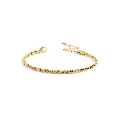 Bracelet chaîne corde essentiel