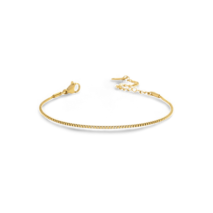 Bracelet chaîne boîte essentielle