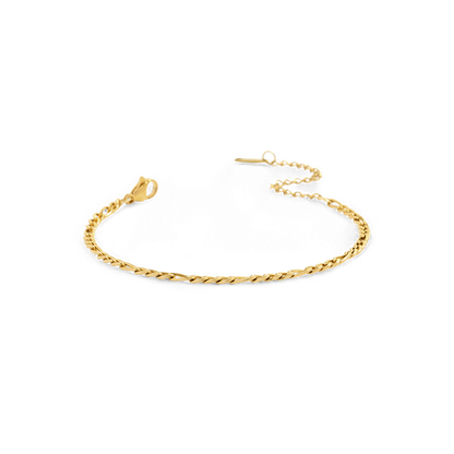 Bracelet chaîne Figaro essentiel