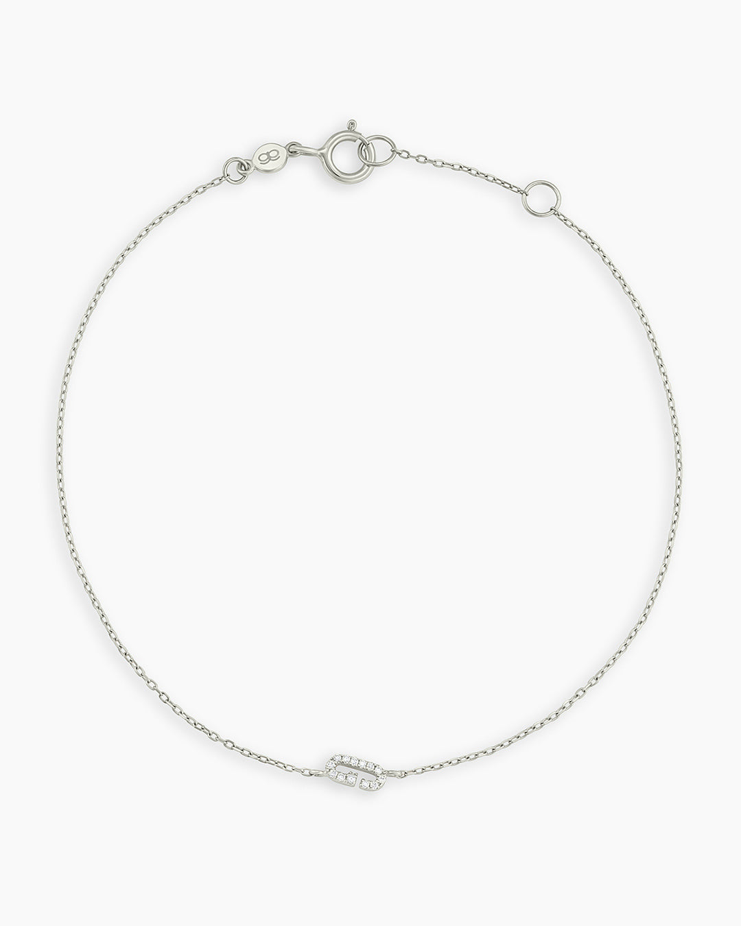Diamond Pavé Alphabet Bracelet