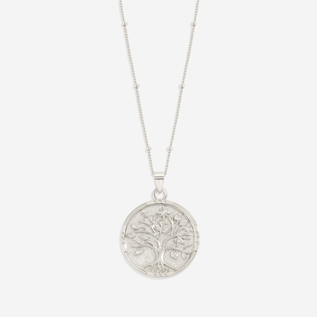 Collier avec pendentif en vermeil représentant l'arbre de vie