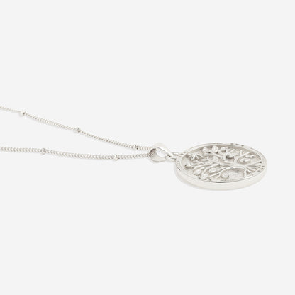 Collier avec pendentif en vermeil représentant l'arbre de vie