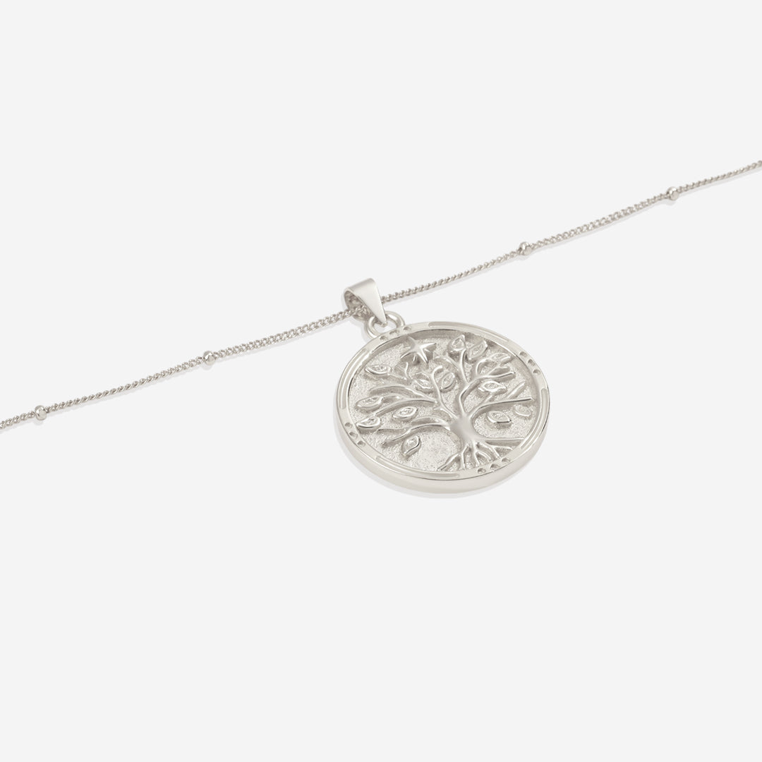 Collier avec pendentif en vermeil représentant l'arbre de vie