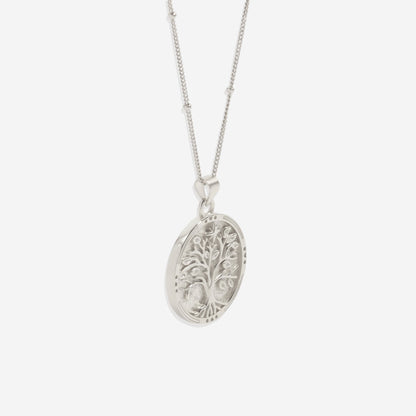 Collier avec pendentif en vermeil représentant l'arbre de vie