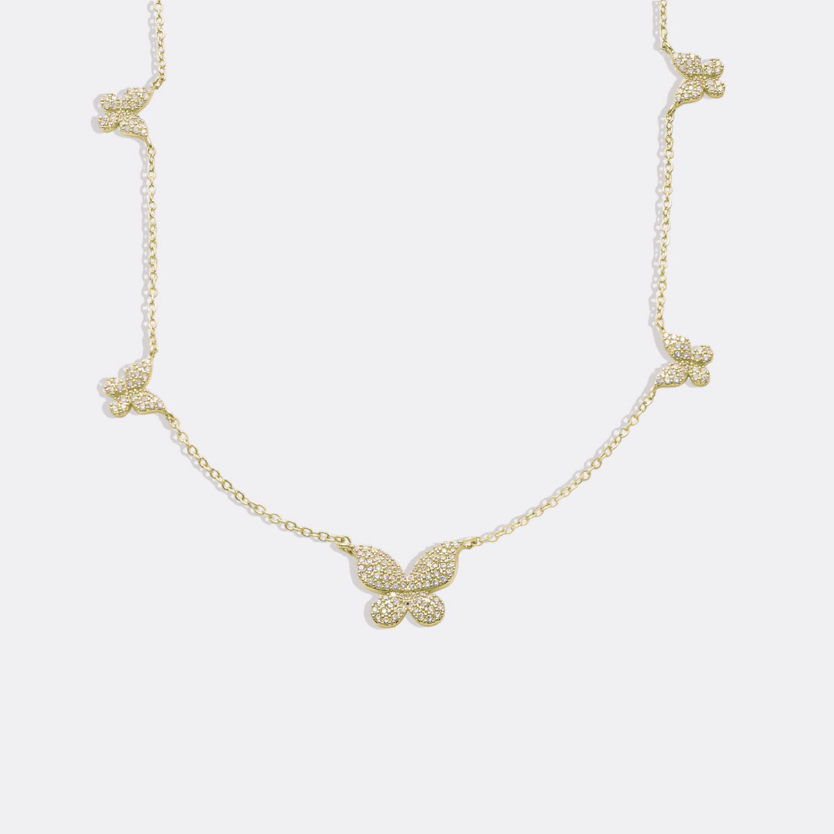 Collier Cinq Papillons