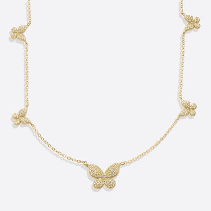 Collier Cinq Papillons
