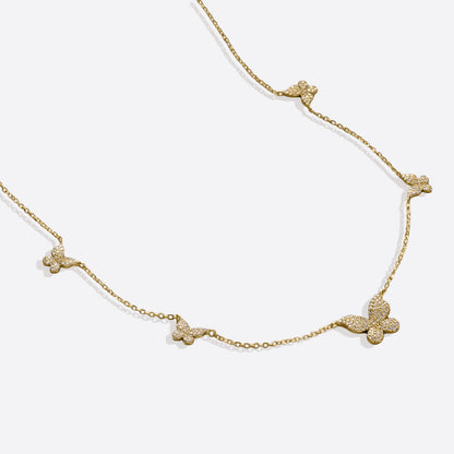 Collier Cinq Papillons