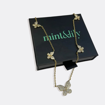 Collier Cinq Papillons