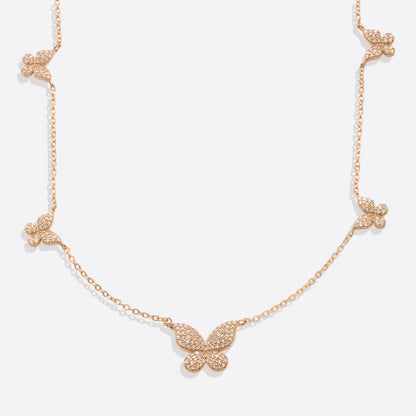 Collier Cinq Papillons
