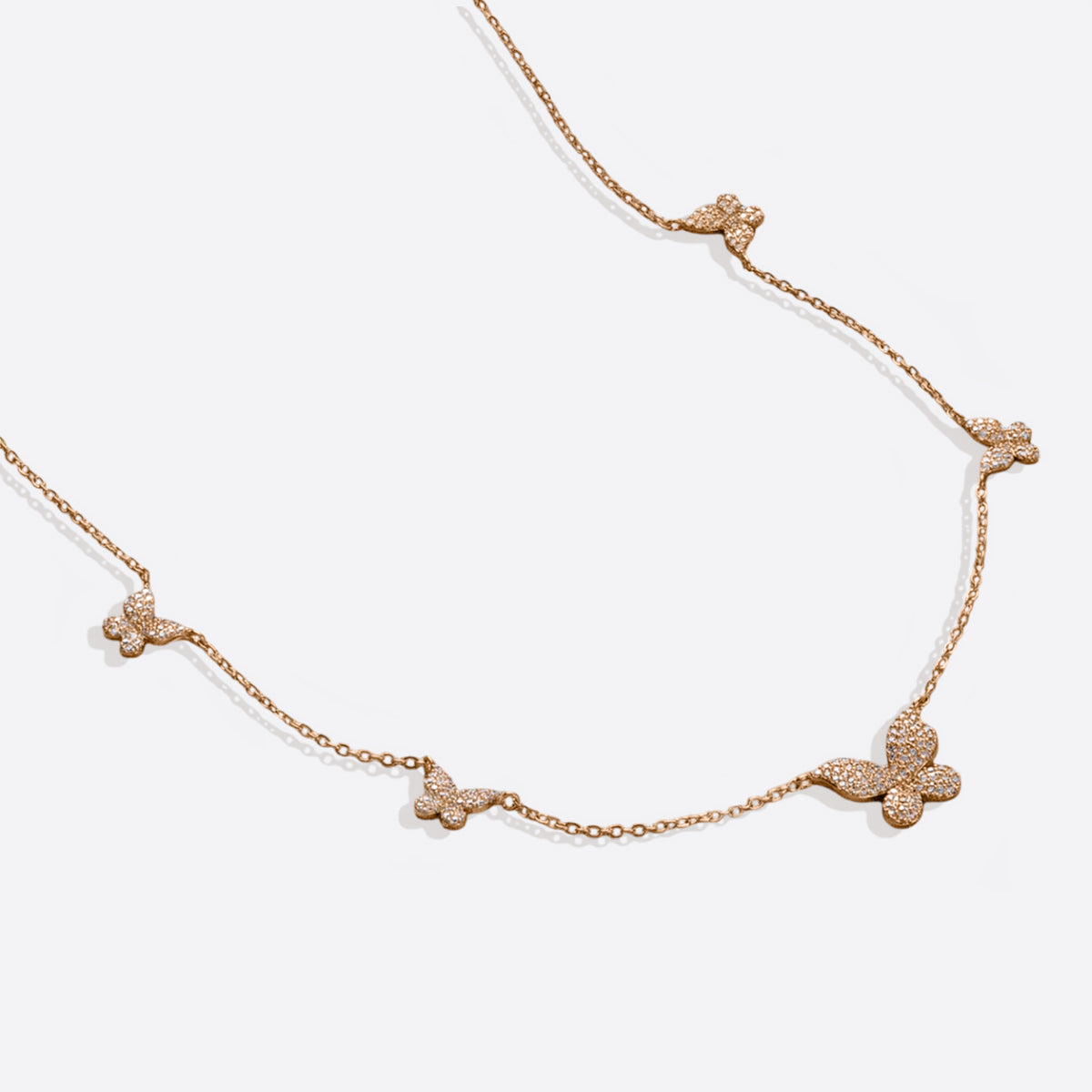 Collier Cinq Papillons