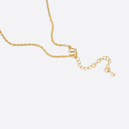 Floral Cross Pendant Necklace
