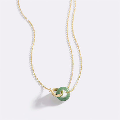 Collier de connexion en pierres précieuses