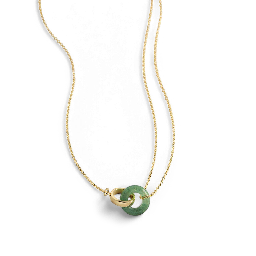 Collier de connexion en pierres précieuses
