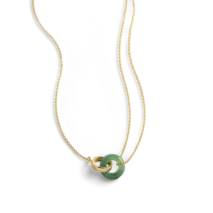 Collier de connexion en pierres précieuses