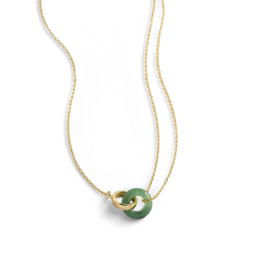 Collier de connexion en pierres précieuses