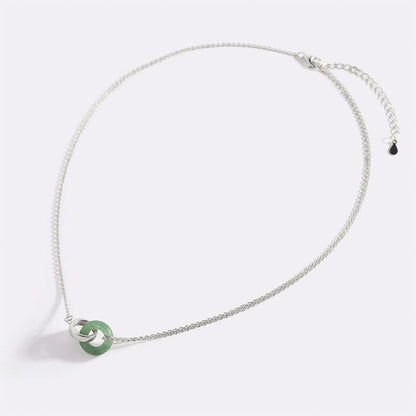 Collier de connexion en pierres précieuses