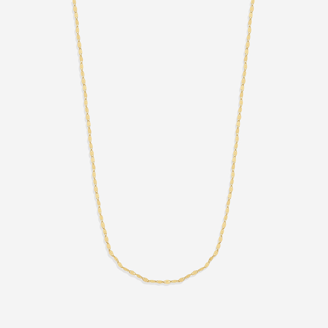 Collier chaîne pétale