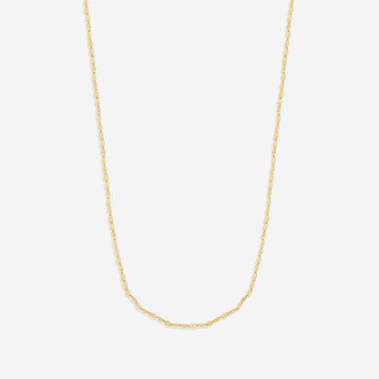Collier chaîne pétale