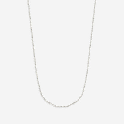 Collier chaîne pétale