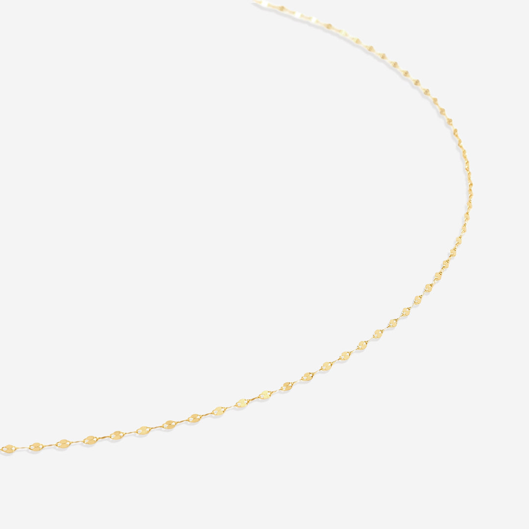 Collier chaîne pétale