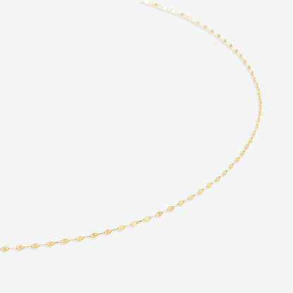 Collier chaîne pétale