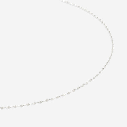 Collier chaîne pétale