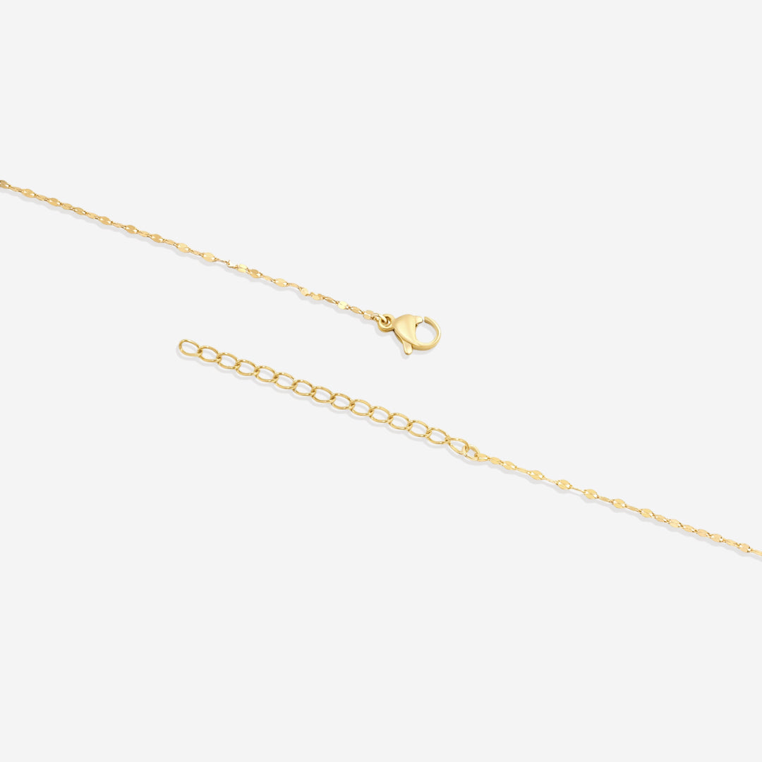 Collier chaîne pétale