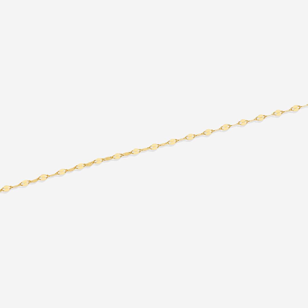 Collier chaîne pétale